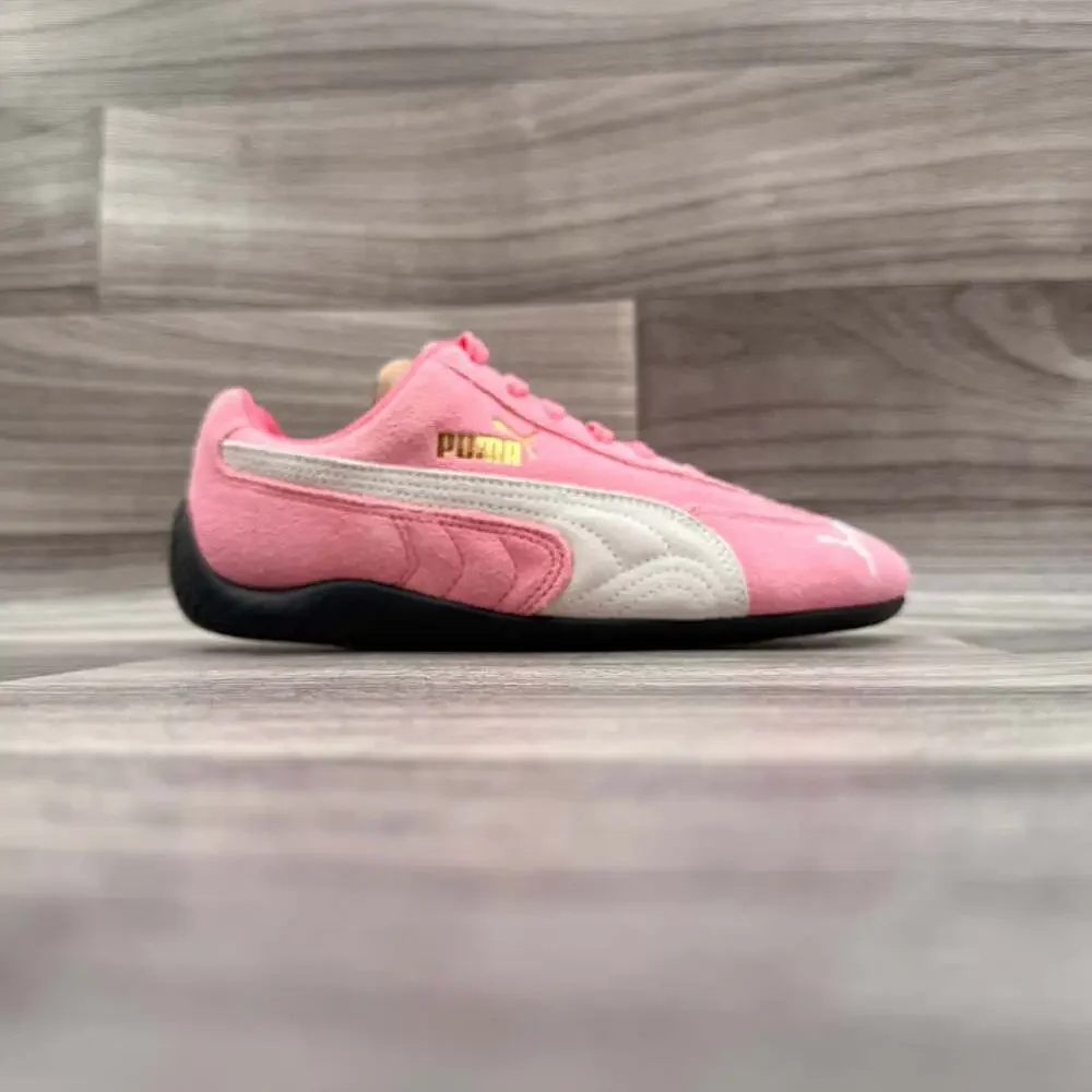 Puma NWOT Speedcat OG Big Kid 'Magic Rose' - Pink and White Suede Sneakers
